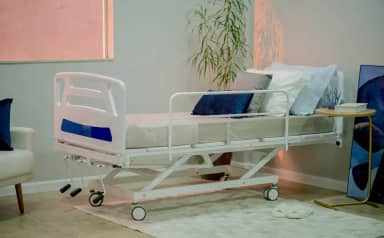 Cama Hospitalar Bleeze 3 movimentos manual Renovar com Colchão D28