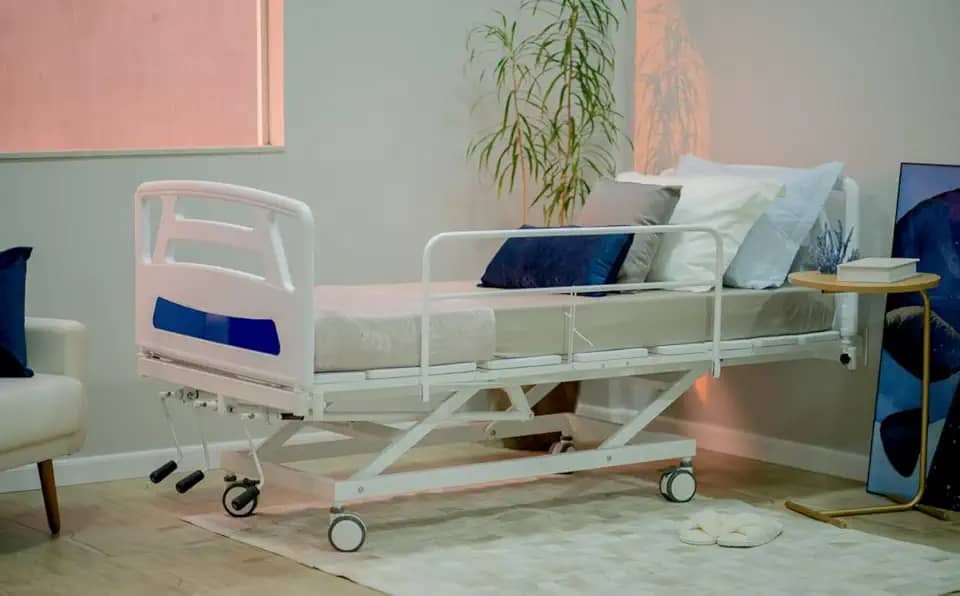 Cama Hospitalar Bleeze 3 movimentos manual Renovar com Colchão D28
