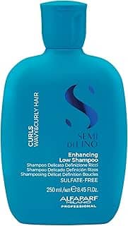 Alfaparf Milano Semi Di Lino Curls Shampoo - Para cabelos cacheados e ondulados - Hidrata, nutre e reduz o frizz - Protege contra a umidade - Fórmula vegana – Qualidade profissional de salão 250ml