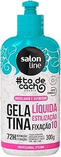 Salon Line, Gelatina Capilar Líquida, ToDeCacho, Estilização, Vegano - Para Cabelos Ondulados, Cacheados e Crespos, 300 ml