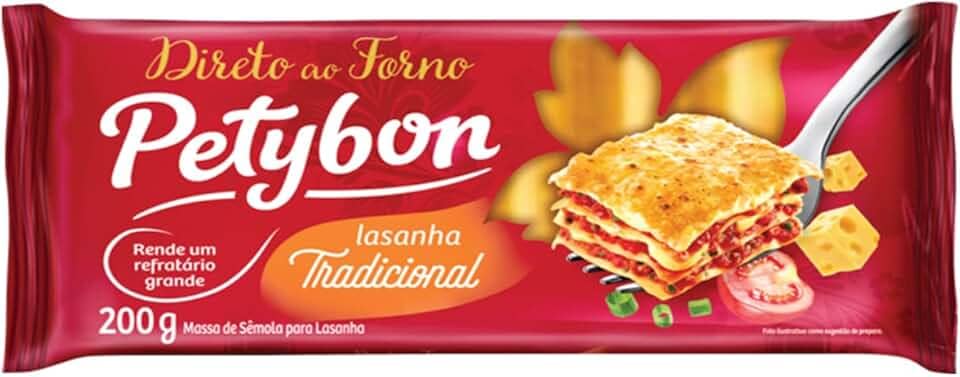 Lasanha Semola Petybon 200g - 12 unidades