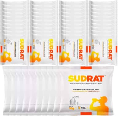 Kit 50x Sudrat Isotonico Repositor Energia Combo 10g Cada - Sudrat (10g, LARANJA COM ACEROLA)