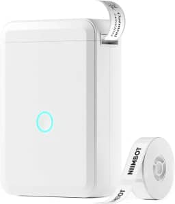 NIIMBOT D110 Etiquetadora, Mini Impressora de Etiquetas, Máquina de Etiquetar com Fita Térmica Bluetooth Pequena Impressora de Etiquetas