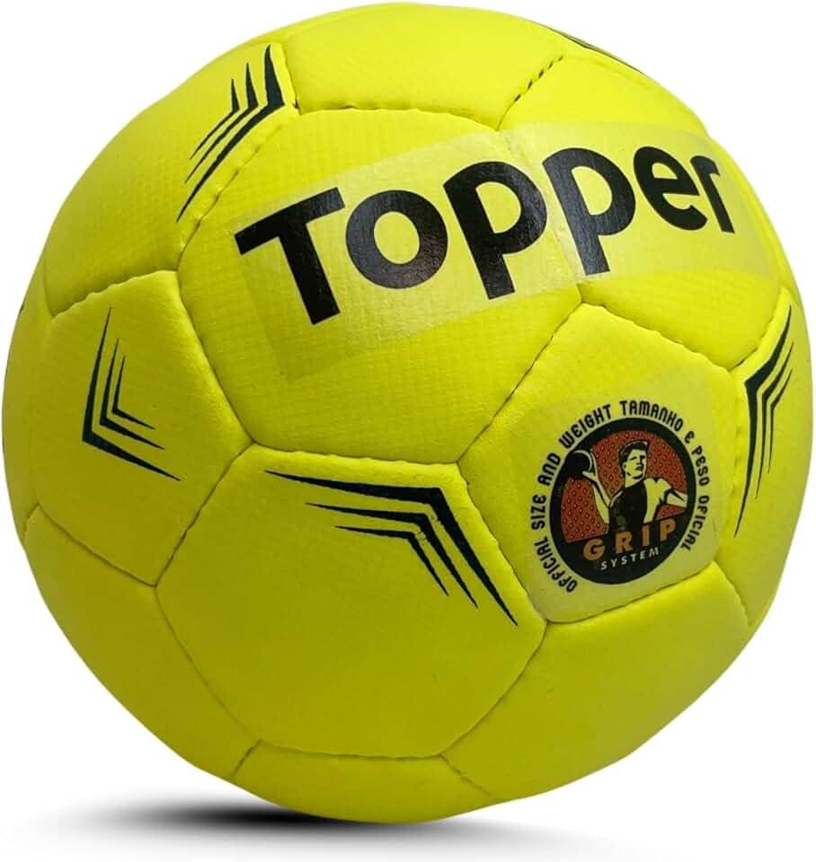 Bola Handebol H2 T2 Topper Resistente Costurada Macia Leve Jogo Feminino Juvenil Treinamento Profissional