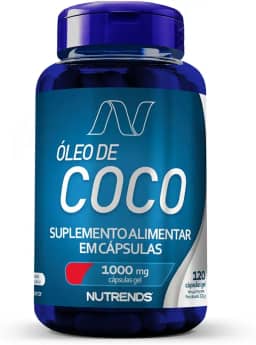 Nutrends Óleo De Coco Suplemento alimentar 1000Mg 120 Cápsulas