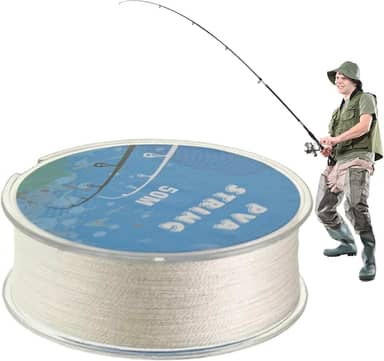 Corda de pesca solúvel em água - Corda de pesca solúvel em água Linhas de isca branca | Acessórios de equipamento de fundição de pescador para uso ao ar livre mar rio lagoa lago