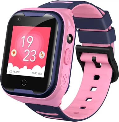 Relógio SmartWatch Infantil com Vídeo Chamada Ligação GPS de Rastreamento 36pro com Câmera Embutida Original da Lefal Cold(ROSA)