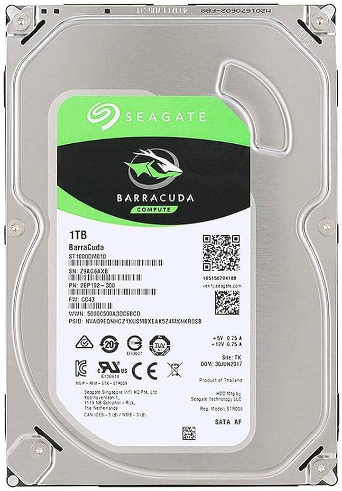 Hd 1tb Seagate Barracuda Interno 3.5 Sata3 (St1000dm010)