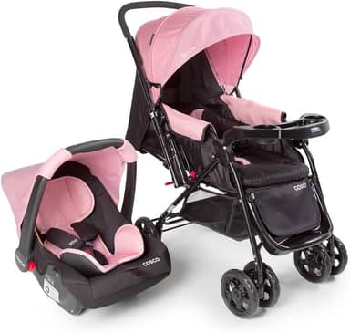 Cosco Kids, Travel System Reverse, Rosa Rajado