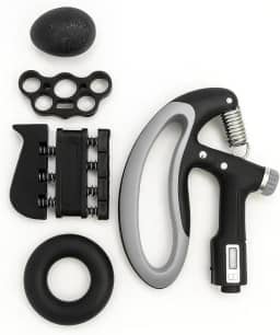 Hand Grip Exercitador de Mãos e Dedos Ajustável 5 a 100kg Para Força Resistência Fisioterapia e Reabilitação Com Contador