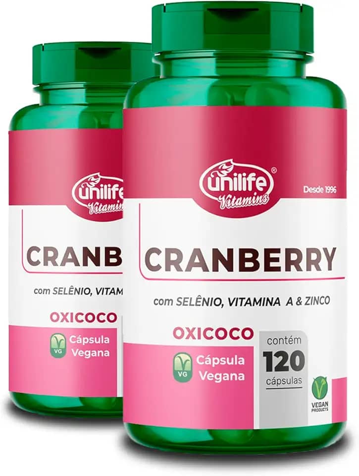 Kit 2 Cranberry 120 cápsulas Unilife