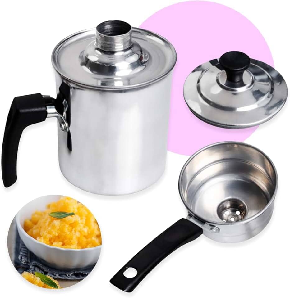 Cuscuzeira Individual de Alumínio - Cuscuzeiro Mini Panela a Vapor Individual Para Cuscuz, Cozimento Rápido - Alumínio Polido