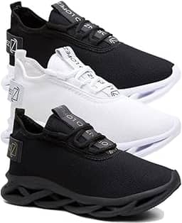 Kit 3 Tênis Masculino de Academia e Corrida Leve Macio e Confortável