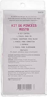 Kit de Pincéis Rosto - Ruby Kisses