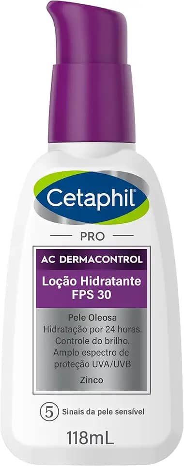 Cetaphil Pro AC Dermacontrol Loção Hidratante Facial Pele Oleosa 118ml