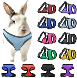 Peitoral Regulável para Coelhos, Ventilado, Múltiplas Cores (Lilás, XS)