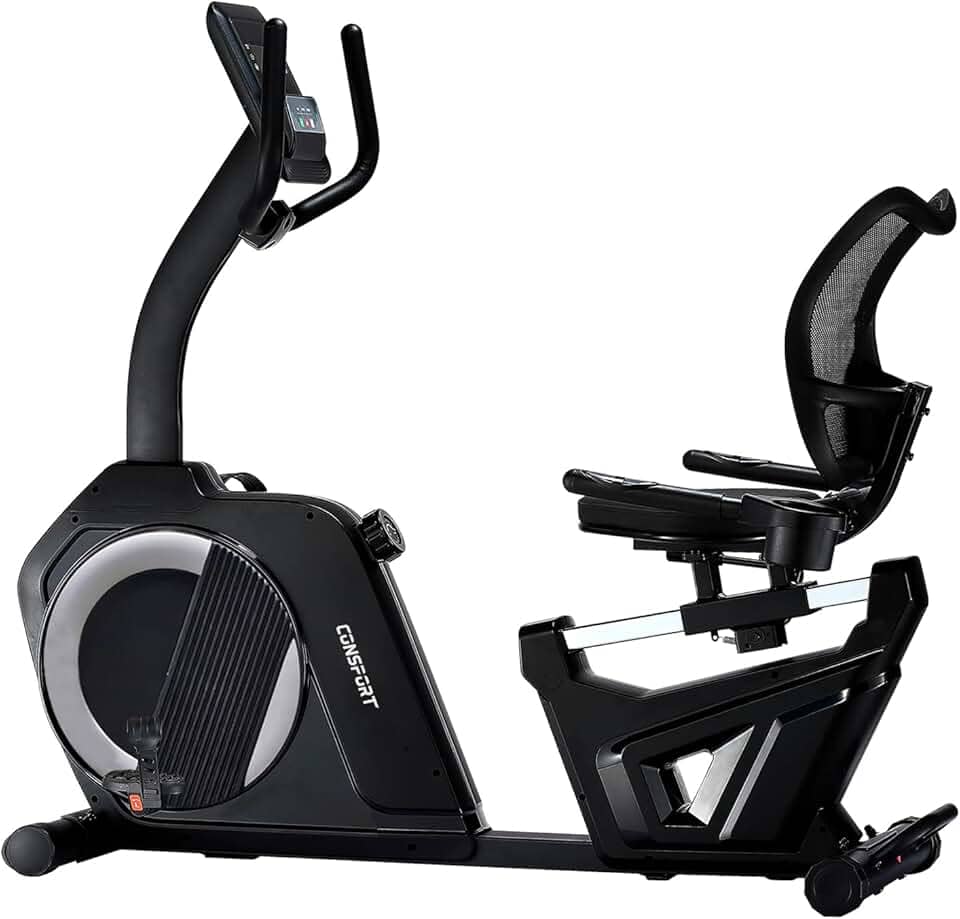 Bicicleta Horizontal Prime HP2000 Connect Bluetooth Magnética 8 Níveis Consport