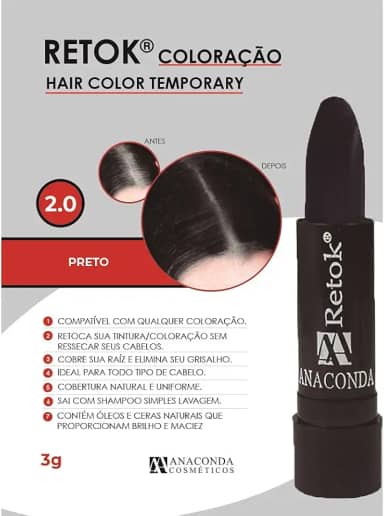 Anaconda Retok Coloração Preto