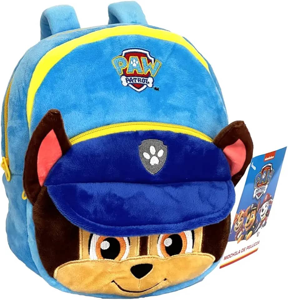 Mochila Pelucia Infantil Chase Patrulha Canina - Candide