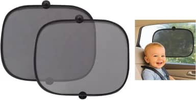 Protetor Solar para Carro com Ventosas, Quebra sol para carro criança, Protetor Solar Retrátil, Dobrável e Fácil de Instalar