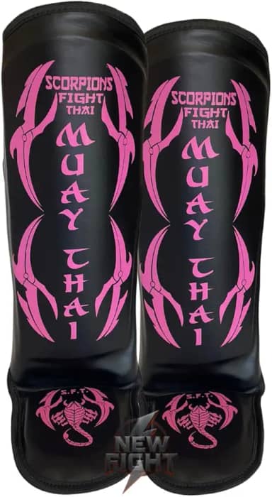 Caneleira Muay Thai Luta Kickboxing boxe Protetor De Canela Sparring Treino Conforto Combate