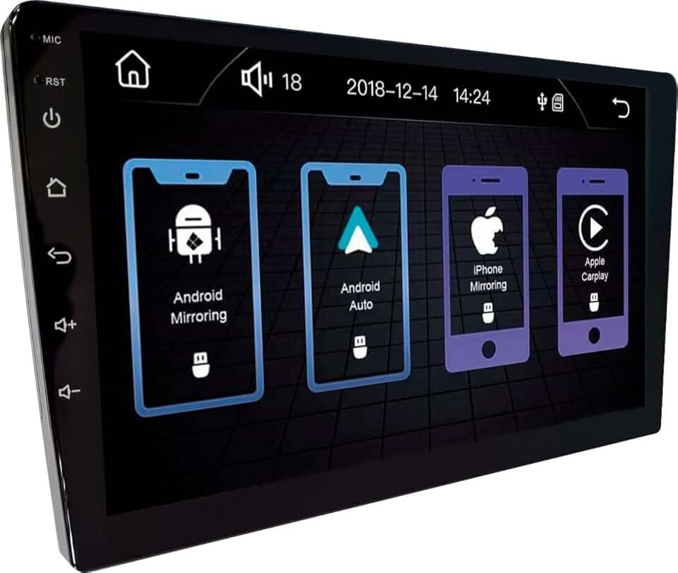 Multimidia Carplay Android Auto MP5 Slim 9 polegadas USB/Rádio/Bluetooth RS908BR MI Roadstar