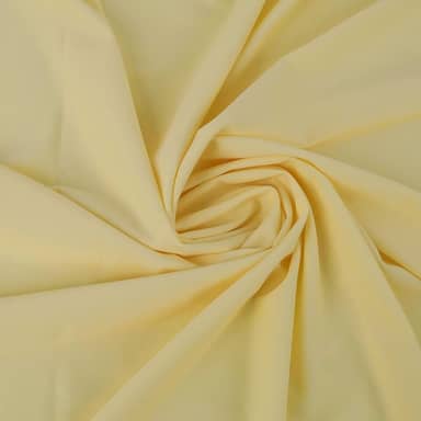 Tecido de nylon fosco elastano 4 vias stretch tricot Milliskin para costura roupa de banho esportiva - 152 cm de largura (amarelo bebê, 2 jardas)