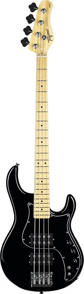 Baixo Ativo 4 Cordas FUSION 4 Preto com Escudo Branco Tagima