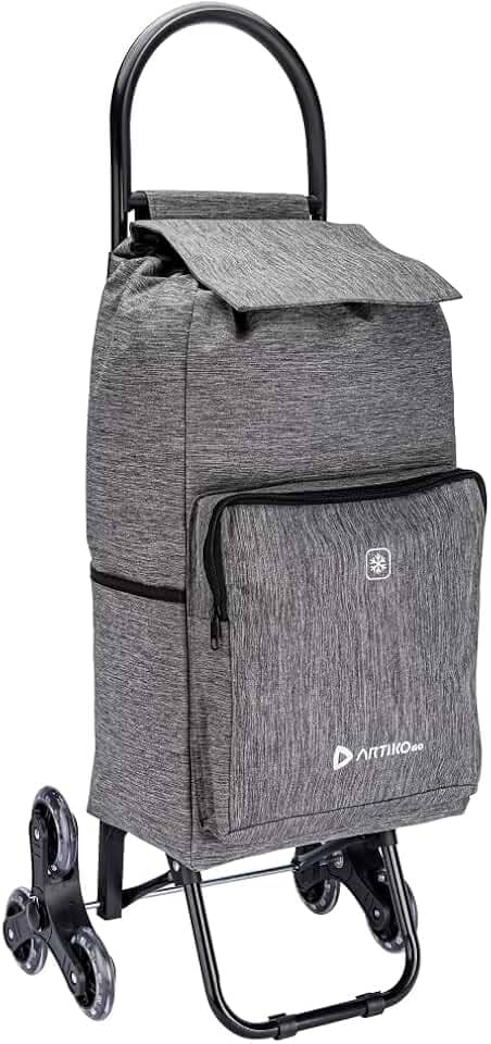 Carrinho Compras Feira e Carga Térmico Artiko Go Sobe Escada 40kg
