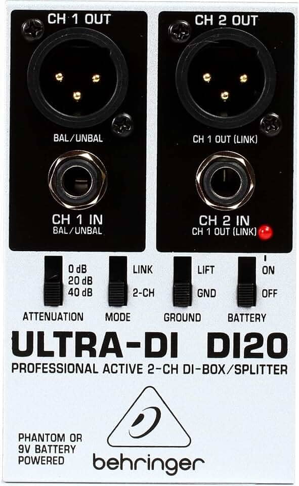Behringer DI20 Direct Box Ativo