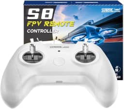 Controlador FPV Flight Simulator para DJI Virtual Flight, controlador de treinamento de drone realista de 8 canais para VelociDrone, Liftoff, DRL e muito mais, Plug and Play para celular e PC