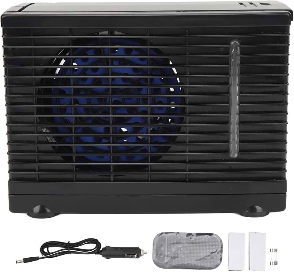 Ventilador de resfriamento de ar do carro, ar condicionado portátil, ventilador de assento de carro de 12V, adequado para melhorar a ventilação e a circulação de ar dentro dos
