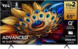 TCL QLED SMART TV 65' C655 4K UHD GOOGLE TV DOLBY VISION ATMOS