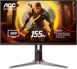 Monitor Gamer AOC HERO QUAD 27' 155Hz QHD 1440p 1ms AMD FreeSync Q27G2