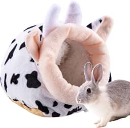 Ninho de algodão para hamster, esconderijo de cobaia,Cama pequena de algodão para animais de estimação Esconderijo de hamster de Natal | Ninho de dormir de hamster bonito e leve, casa de dormir