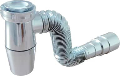 Sifão Copo Universal Sanfonado Extensível Flexível para Pias