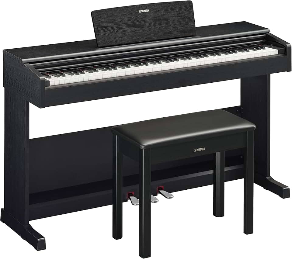 Piano Digital Arius YDP 105 B Preto 88 Teclas Yamaha