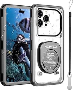 NCPYZO Capa de telefone à prova d'água, proteção de telefone IPX8 ideal para mergulho com snorkel, mergulho e atividades aquáticas, adequada para iPhone, Samsung, Motorola e todas as séries de