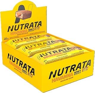 Whey Grego Bar Caixa 12unid - Nutrata Barra de Proteina Sabor:Havanna (Doce de Leite Havanna)