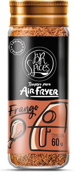 TEMPERO PARA AIR FRYER: FRANGO BR SPICES VIDRO 60G