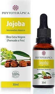 PHYTOTERAPICA- Óleo Vegetal de Jojoba -Aromaterapia -Pele e Cabelo -Ideal para peles oleosas, melhora elasticidade na primeira aplicação, reduz linhas e marcas de expressão -100% Puro, Natural -30ml