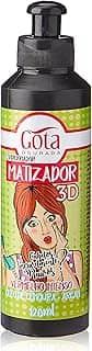 Matizador 3D Vermelho Intenso Linha 120 Ml, Gota Dourada