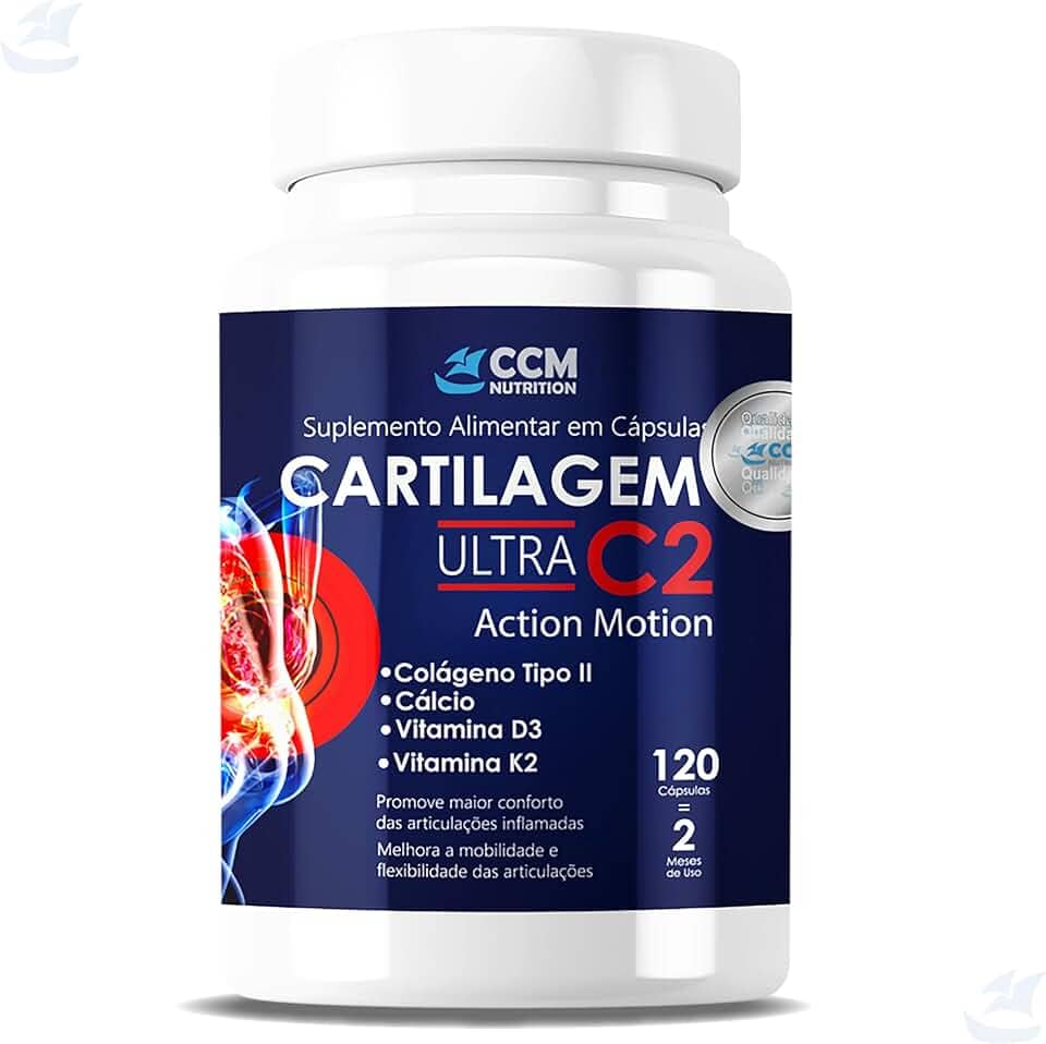 Cartilagem Ultra C2 Action Motion 120 Caps dores articulares, artrose e artrite.