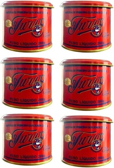 Manteiga Mineira Turvo, Kit com 6 Latas, 200 Gramas cada, Sem Corantes e Sem Conservantes