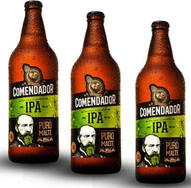 Cerveja Comendador IPA 600ml - 3 unidades