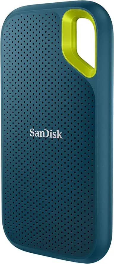 SanDisk SSD portátil extremo de 1 TB - até 1050 MB/s, USB-C, USB 3.2 geração 2, resistência IP65 à água e poeira, firmware atualizado, Monterey - Unidade de estado sólido externa - SDSSDE61-1T00-G25M