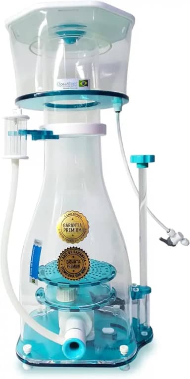 Skimmer Para Aquário Octo 120 Até 400 Litros Bivolt Oceantech Auxilia na Limpeza Elimina Resíduos do Aquário Filtragem Remova Impurezas Facilmente