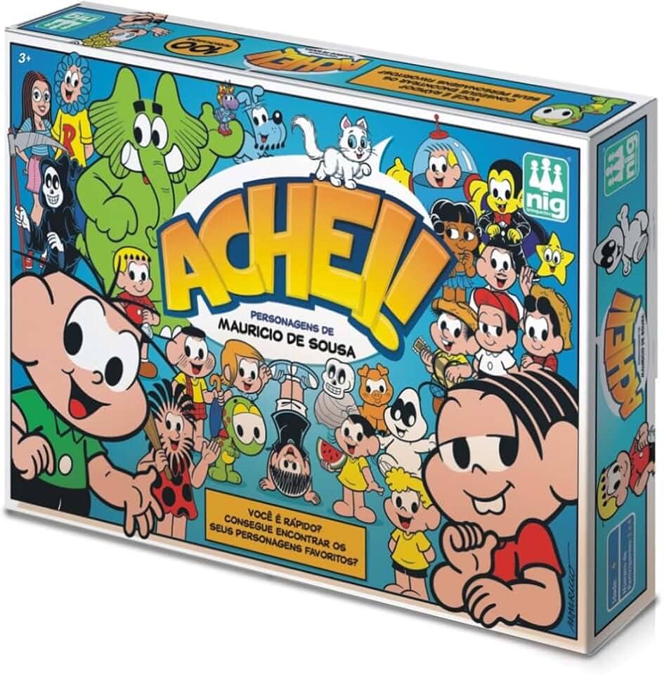 Jogo - Achei ! Turma Da Mônica, Nig Brinquedos