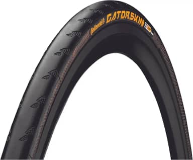 Continental Pneu de bicicleta Gatorskin Wire Bead – Clincher, preto, disjuntor PolyX, 66 cm, 68,6 cm, 650 ou 700 tamanhos