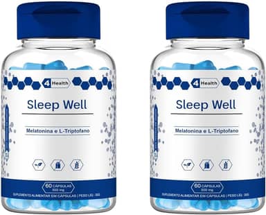 Sleep Well Melatonina & L-triptofano 500mg - 4 Health - 2 POTES
